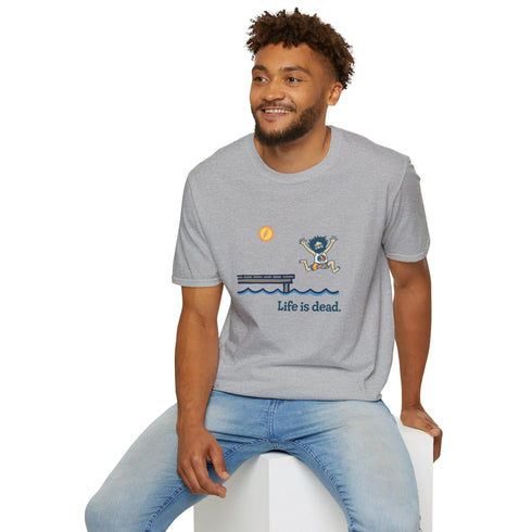 Grateful Dead - Life is dead. Jerry's Playin' At the Lake T-Shirt - StealieShop